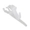 Simple Living Set of 25 Ladderless Gutter and Shingle Christmas Light Clips - 3.75"